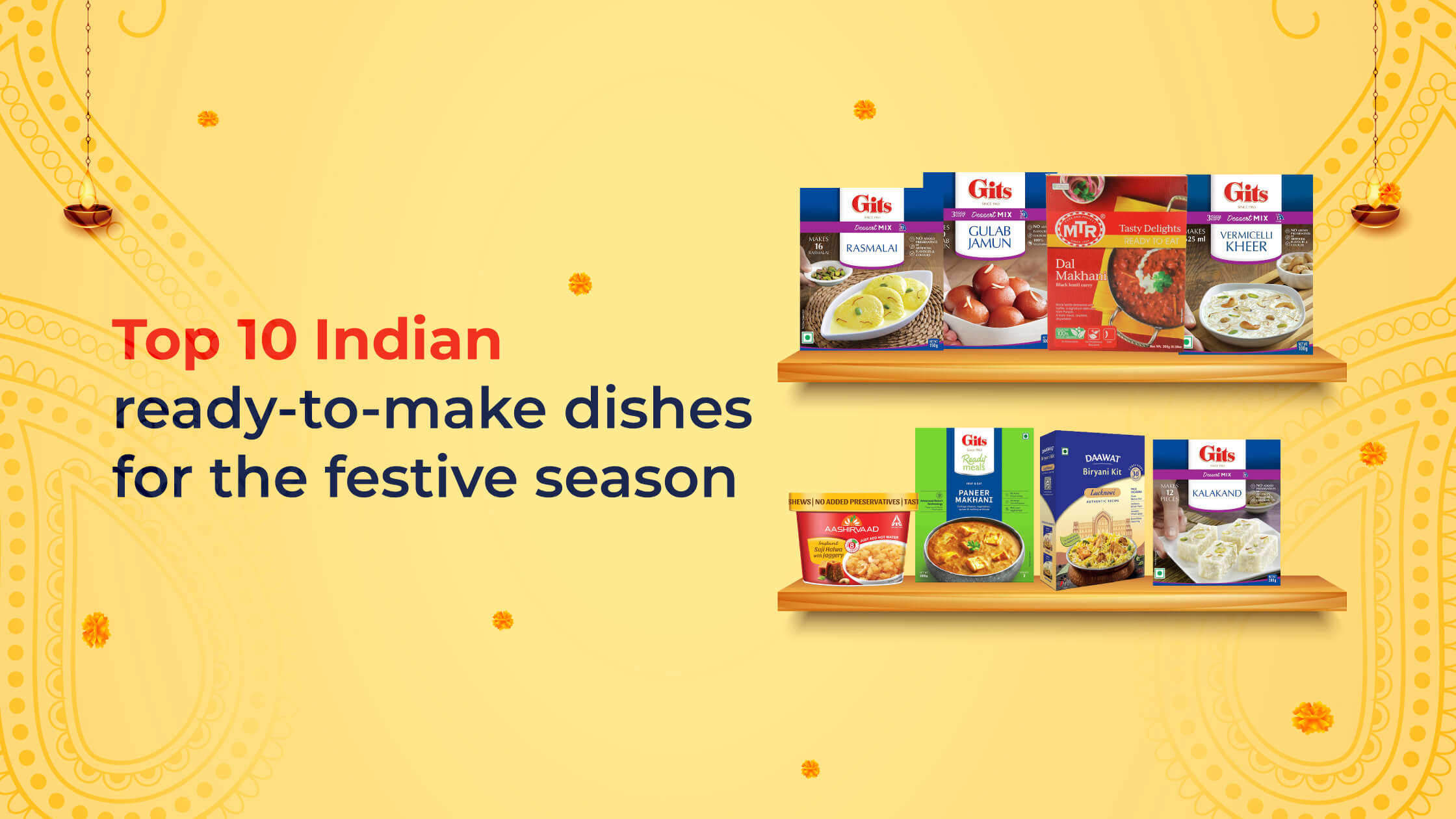 Best-selling Indian Ready to make dishes