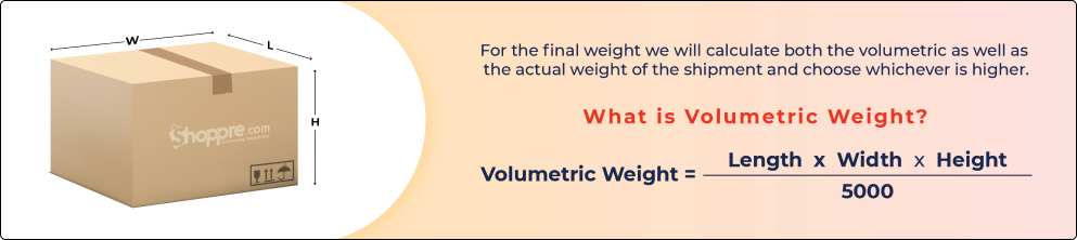 volumetric weight calculation